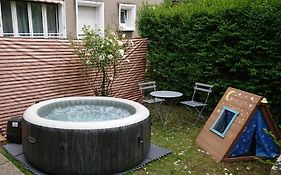 Spa , jardin 250m2 et appartement cosy de 60 m2 au centre